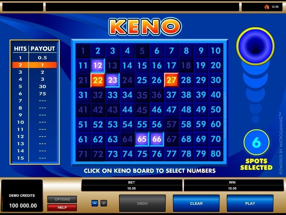 Strategie del Keno Online
