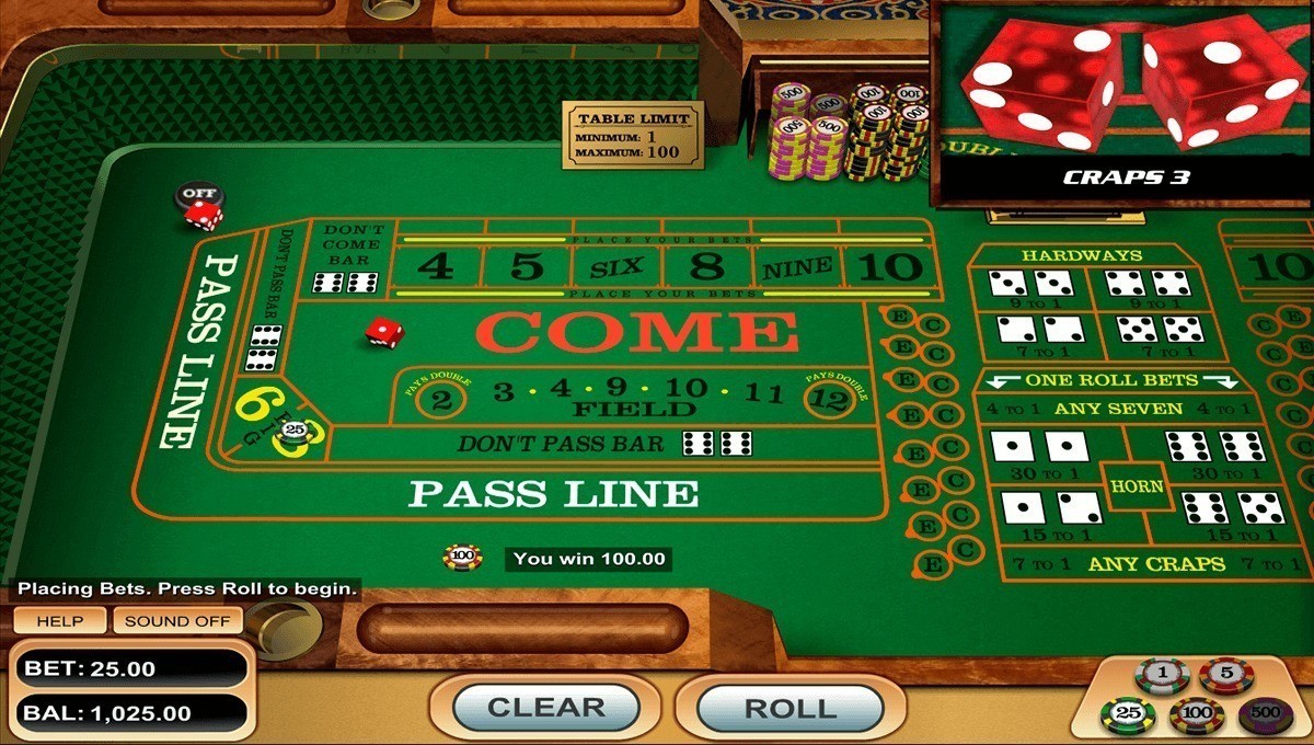 Dadi (Craps) Online