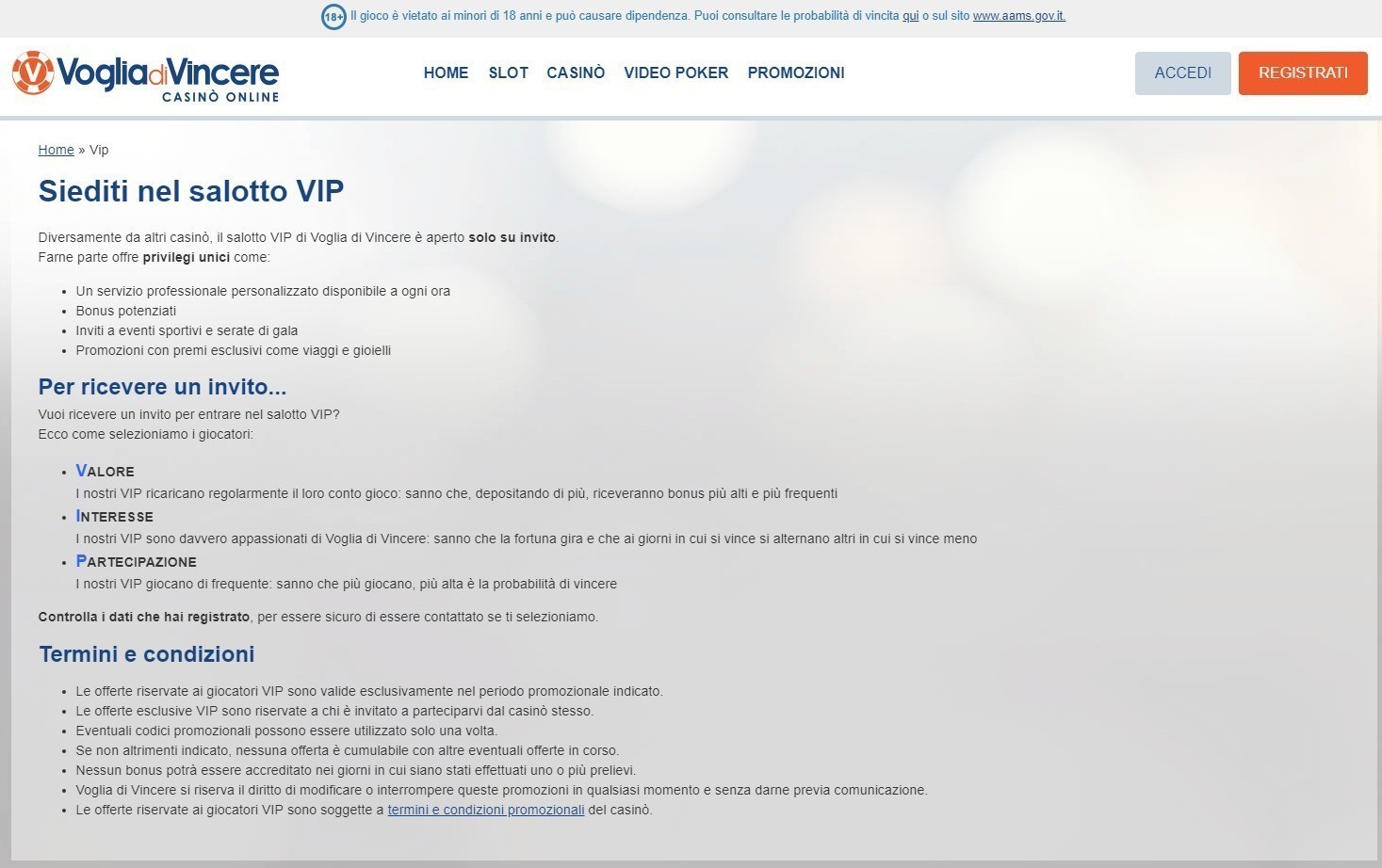 Voglia Divincere Casino