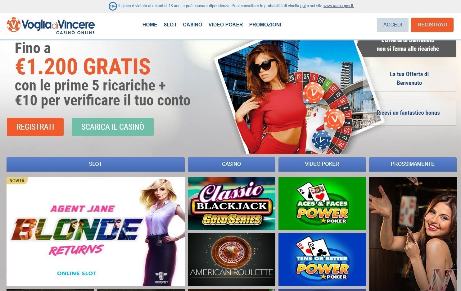 Voglia Divincere Casino