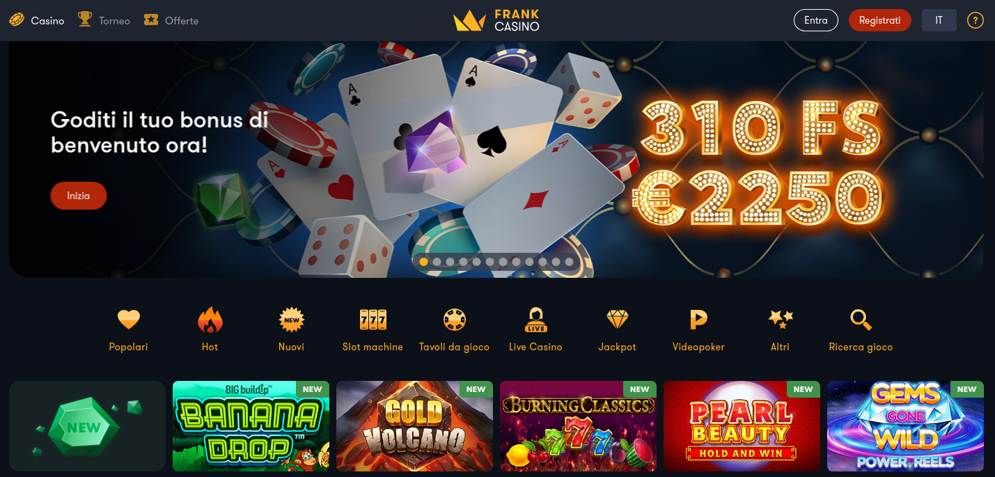 Frank Casino online